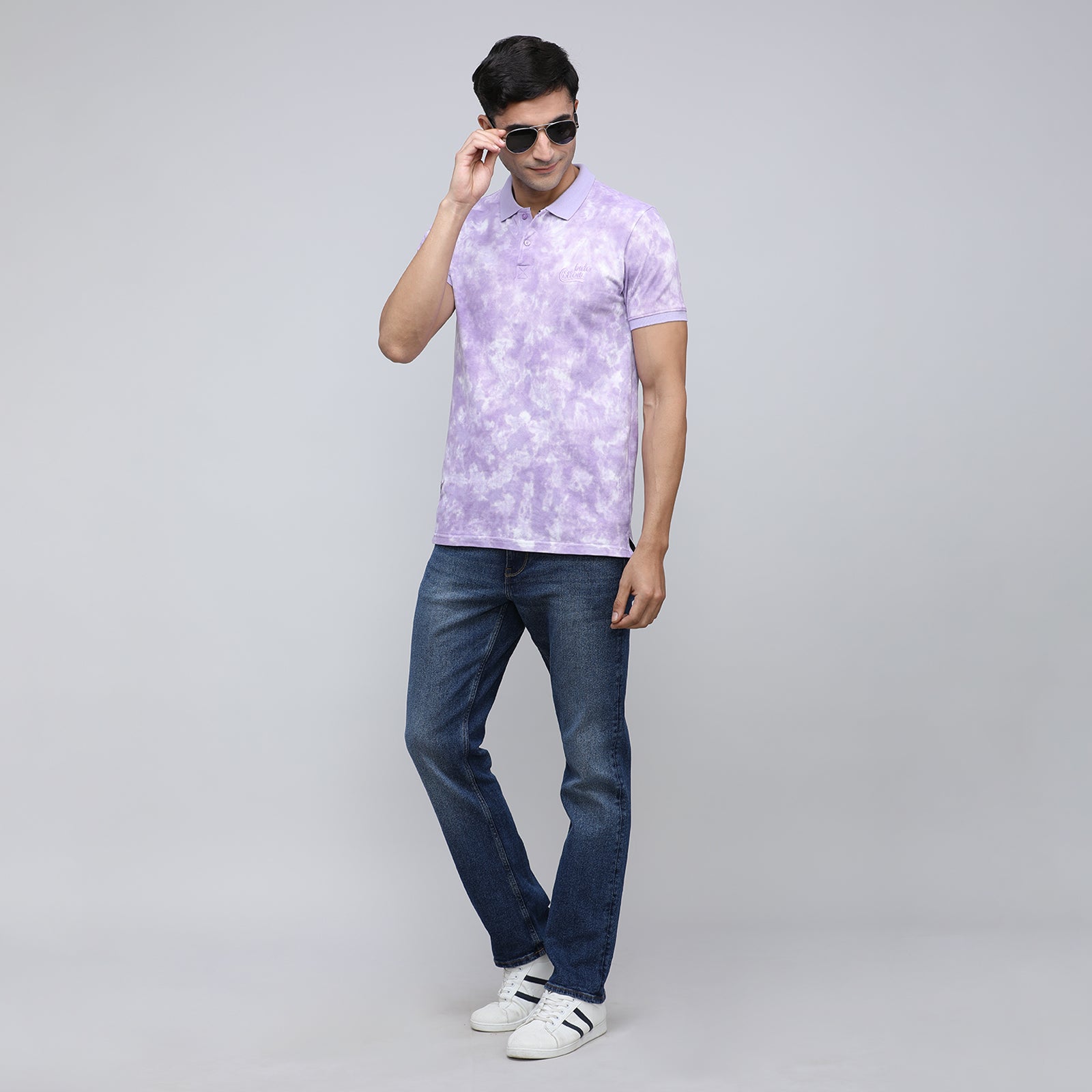 Indo Cotton Men's Polo Neck T-Shirt