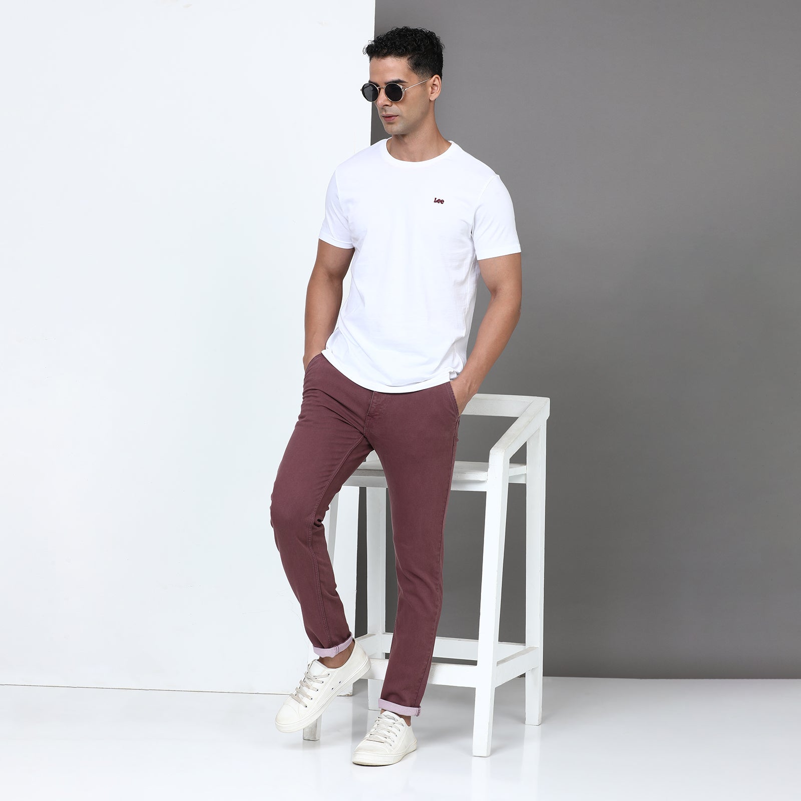 RFD Denim Purple Midrise Slim Fit Jeans