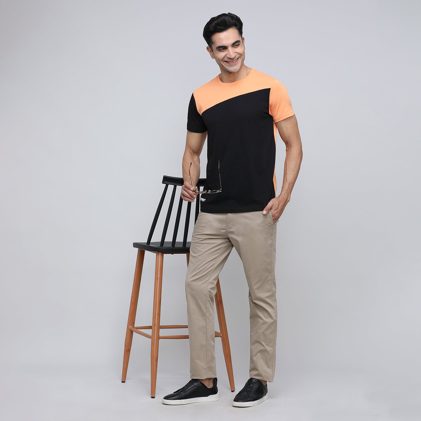 Indo Cotton Men's Crew Neck T- Shirt