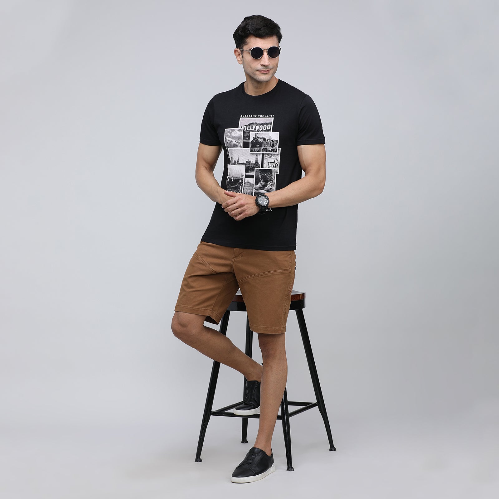 Indo Cotton Men's Crew Neck T-Shirt