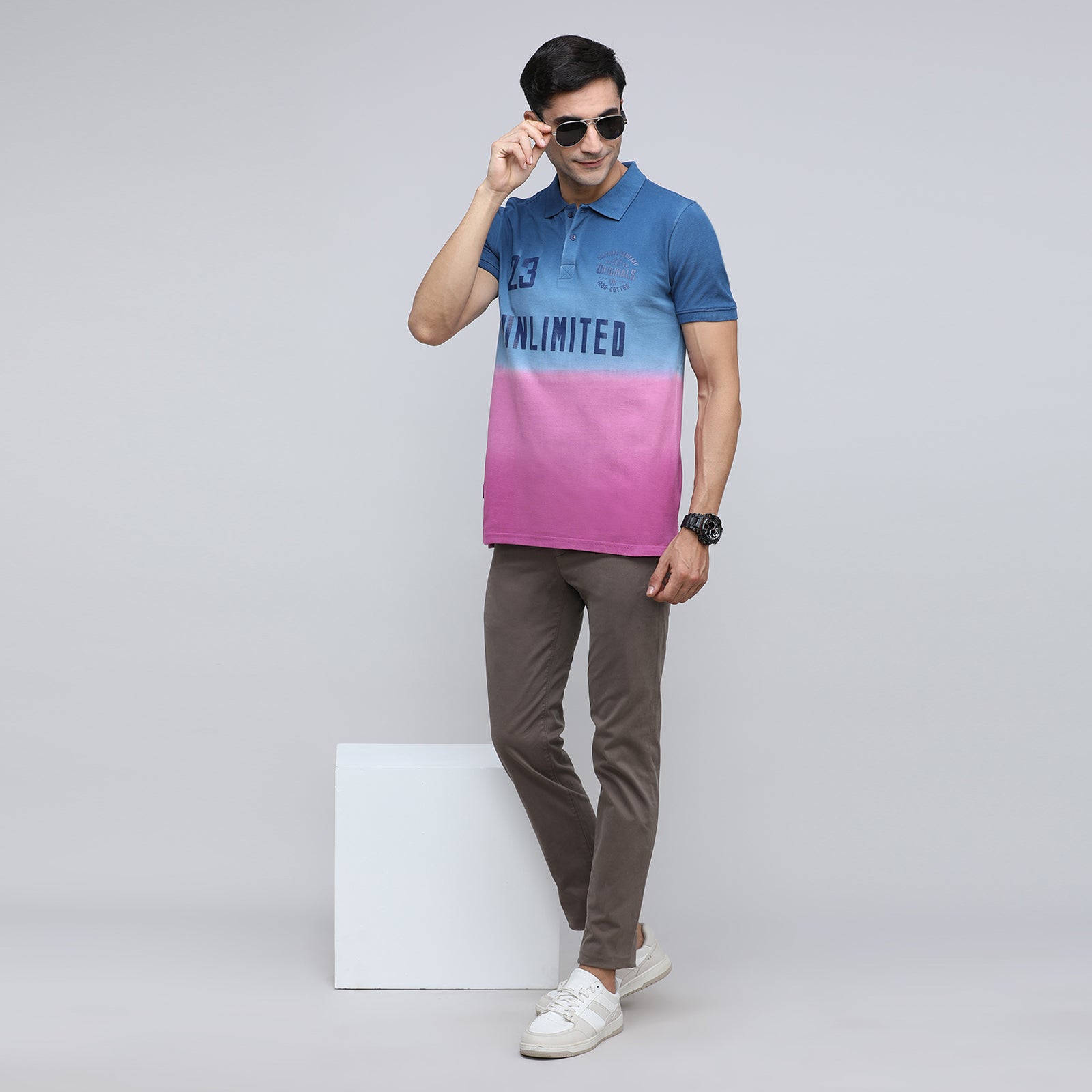 Indo Cotton Men's Polo T- Shirt