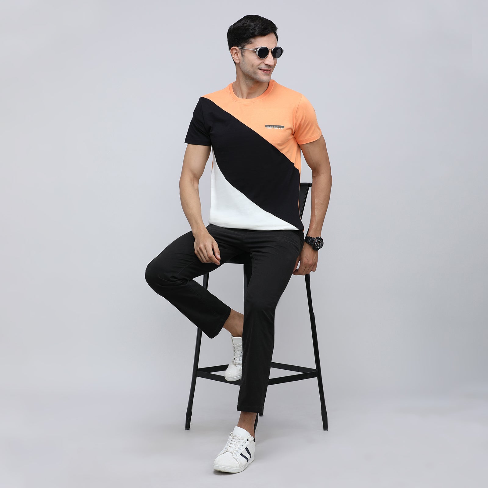 Indo Cotton Men's Crew Neck T-Shirt