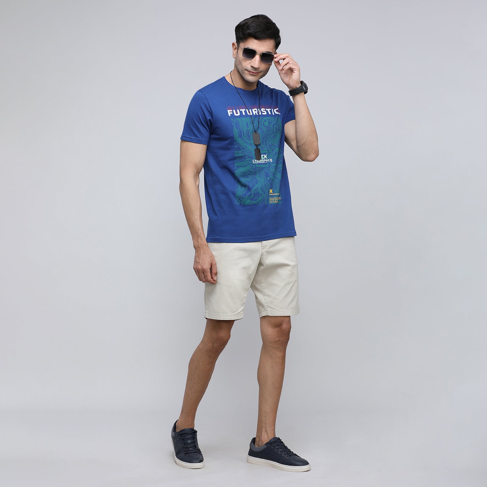 Indo Cotton Men's Crew Neck T-Shirt