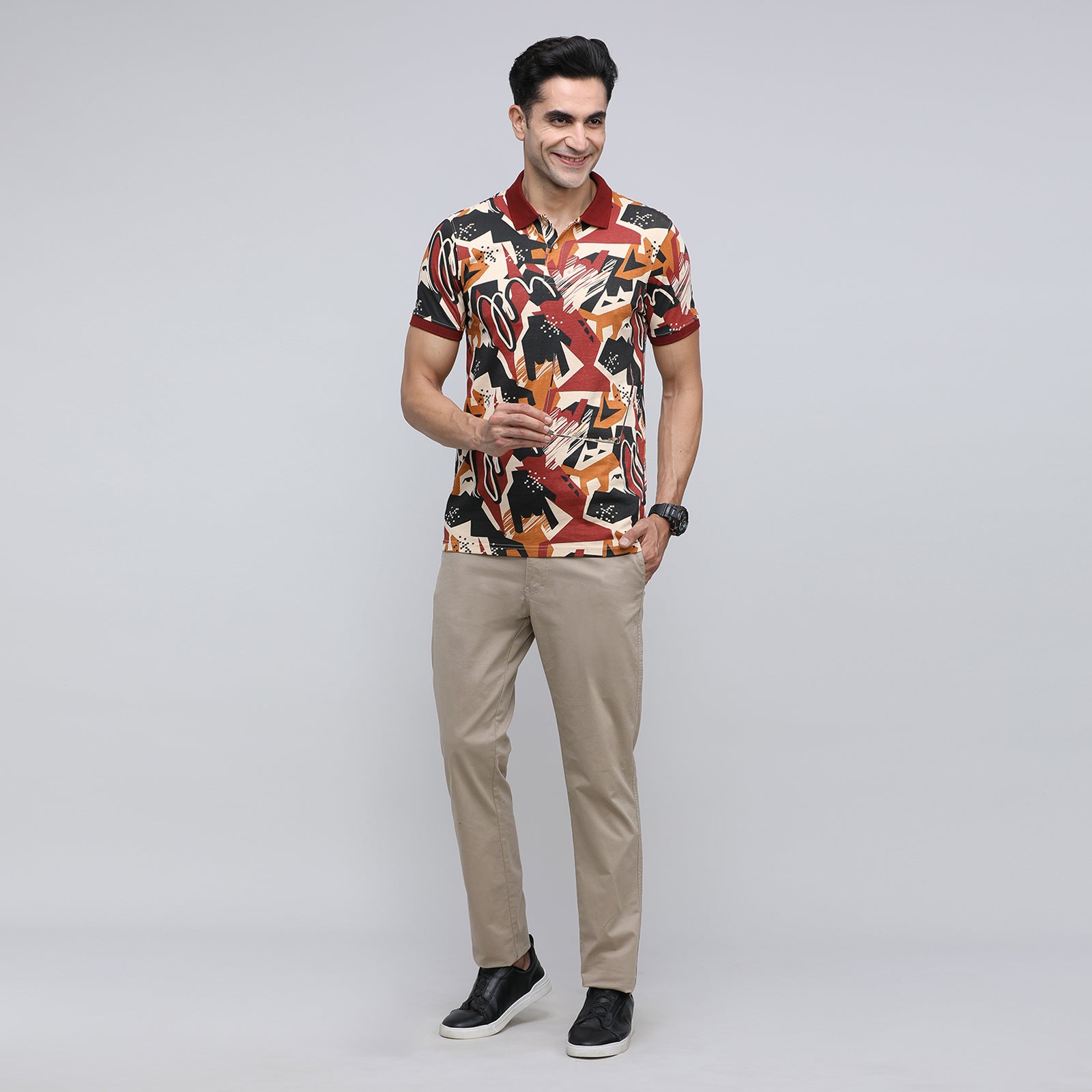 Indo Cotton Men's Polo T-Shirt