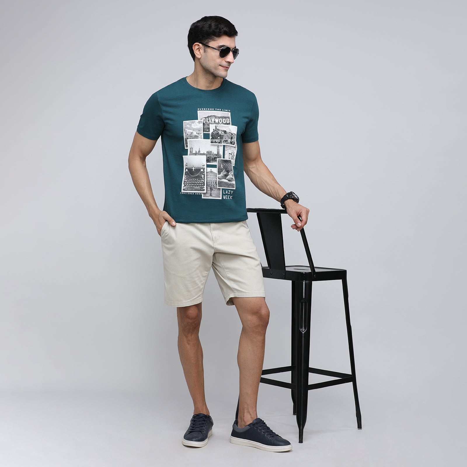 Indo Cotton Men's Crew Neck T-Shirt