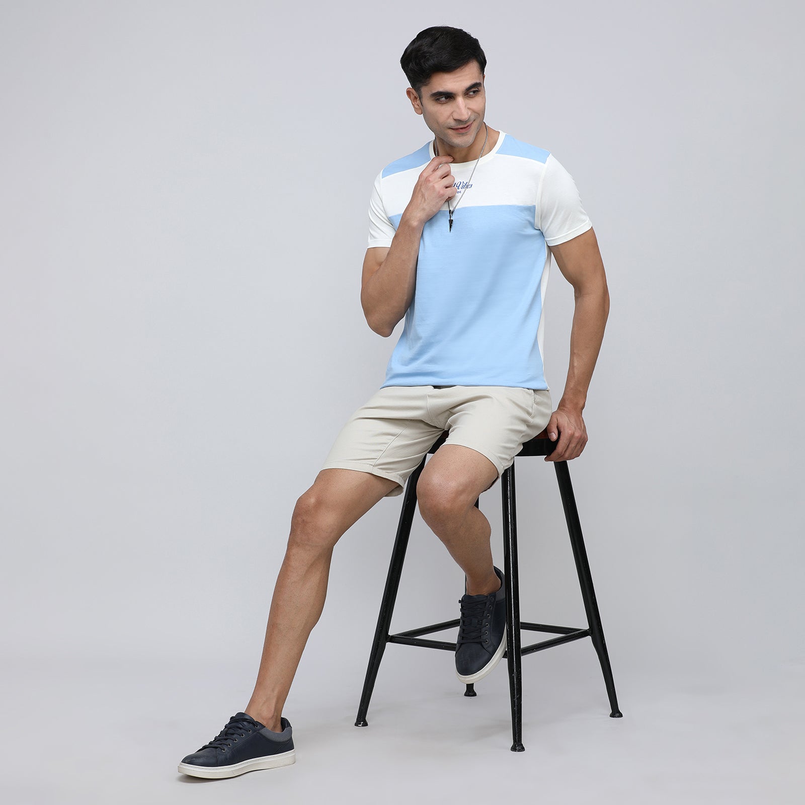 Indo Cotton Men's Crew Neck T-Shirt