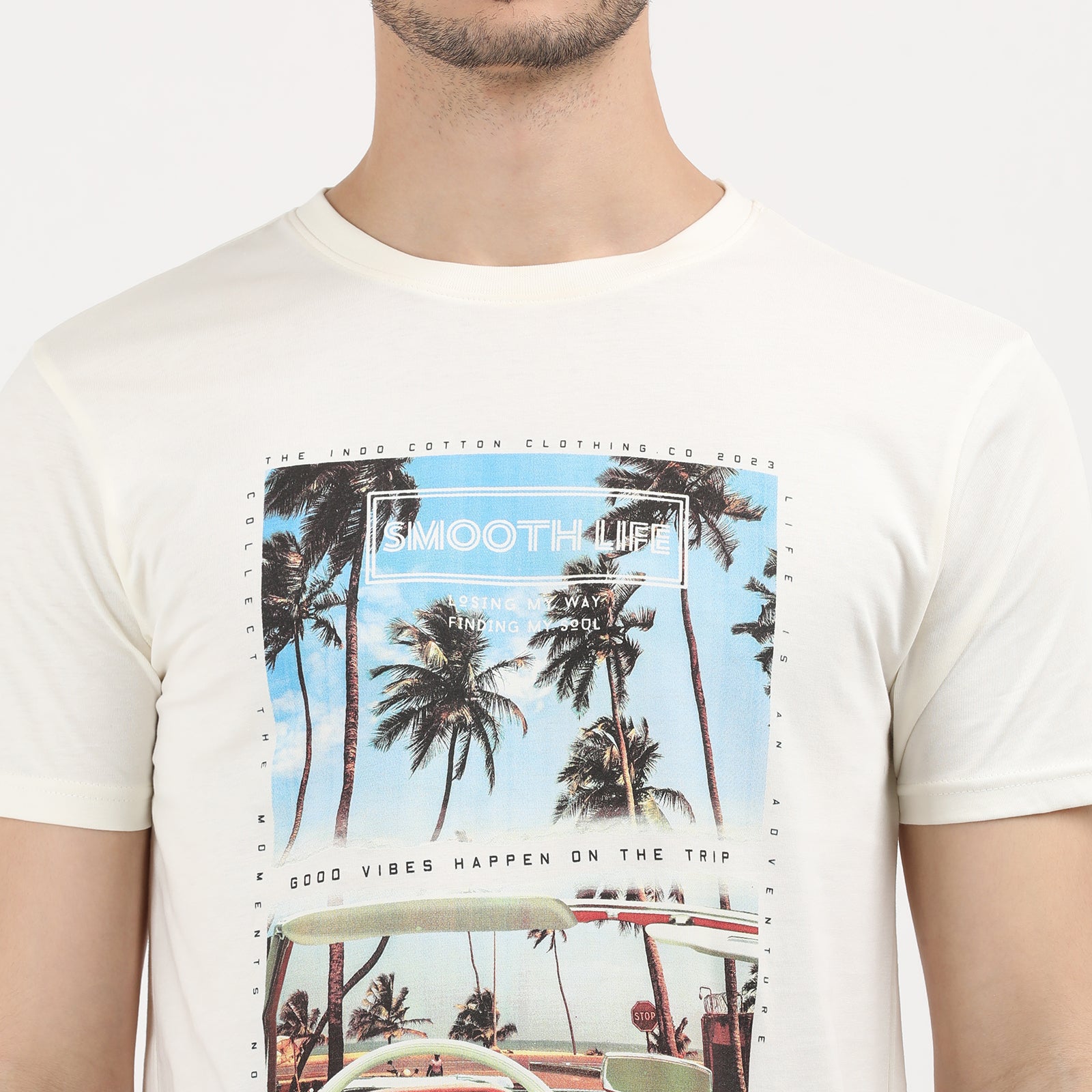 Venilla-Ice-Tropical_Beach_Sunset-Graphic-T-Shirt