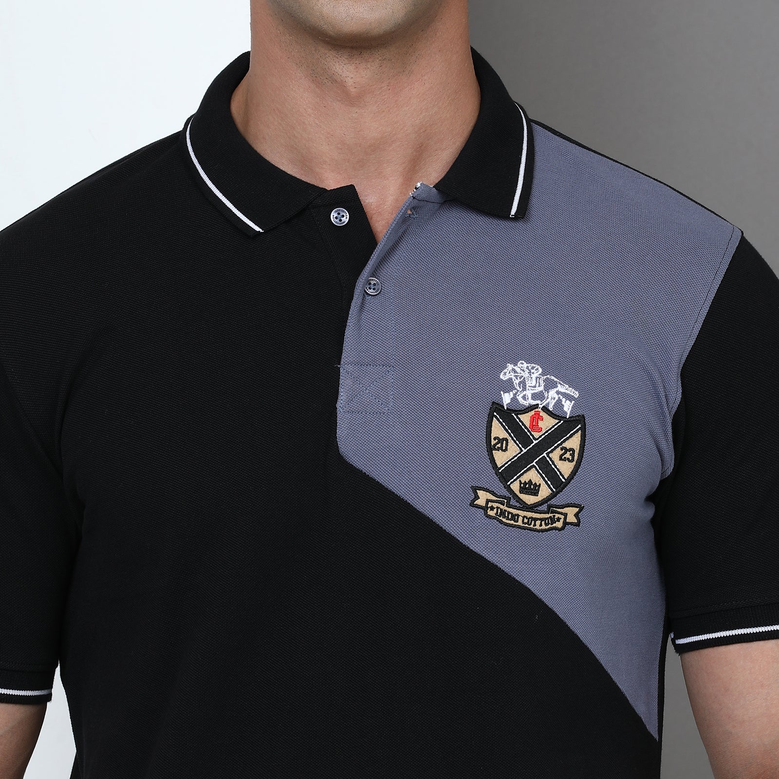 Slim Fit Cut & Sew Polo T-Shirt