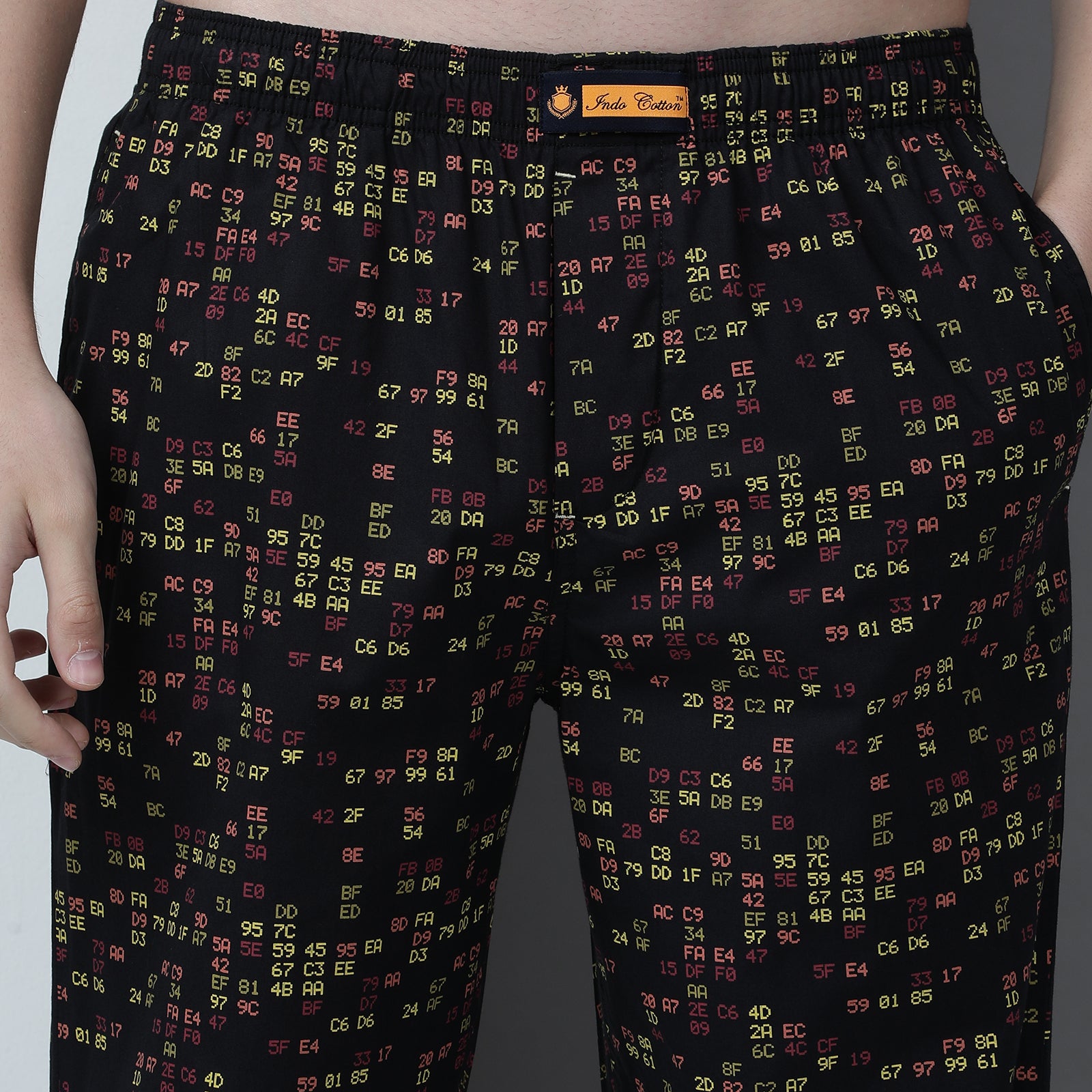 Black Printed Lounge Pant