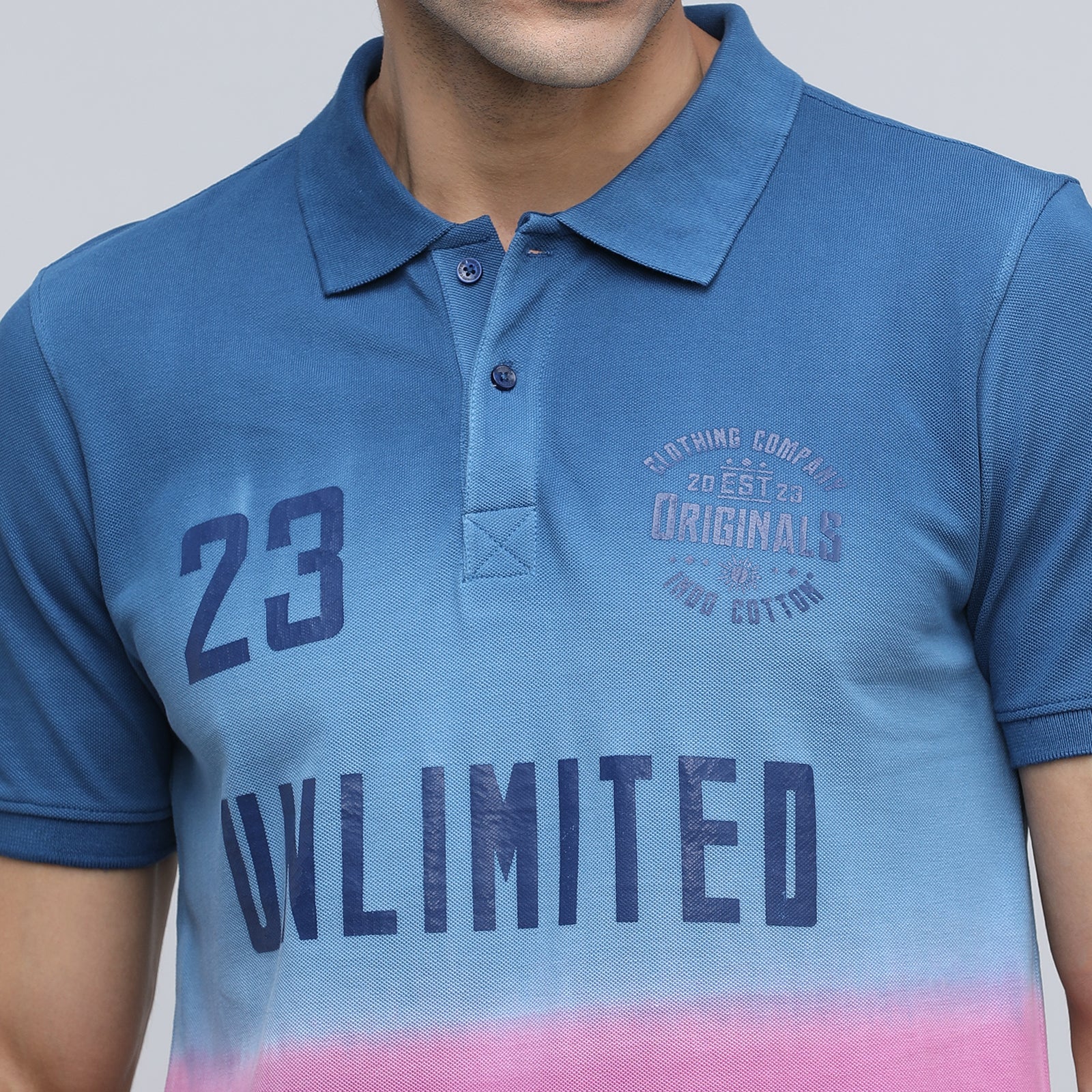 Indo Cotton Men's Polo T- Shirt