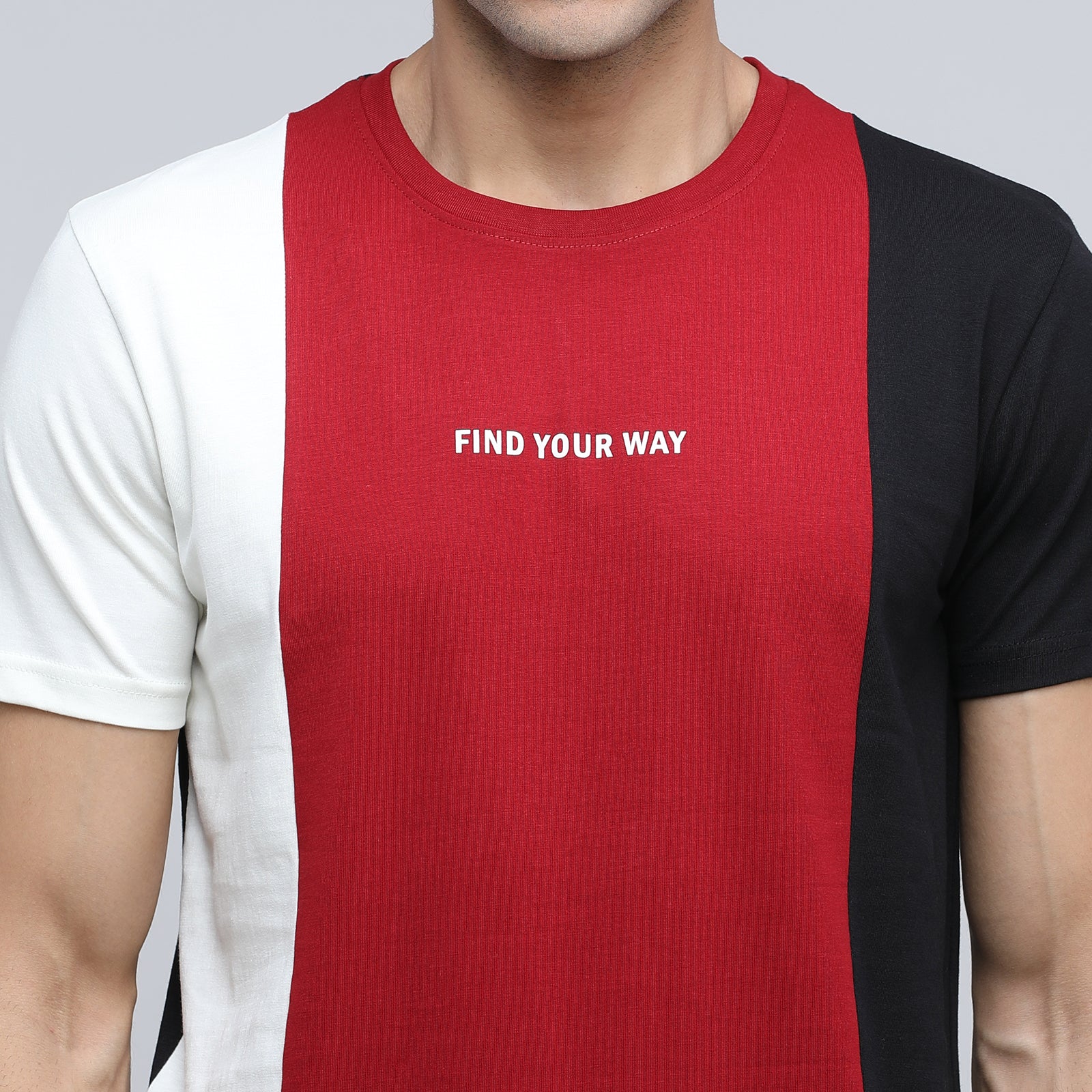 Indo Cotton Men's Crew Neck T-Shirt