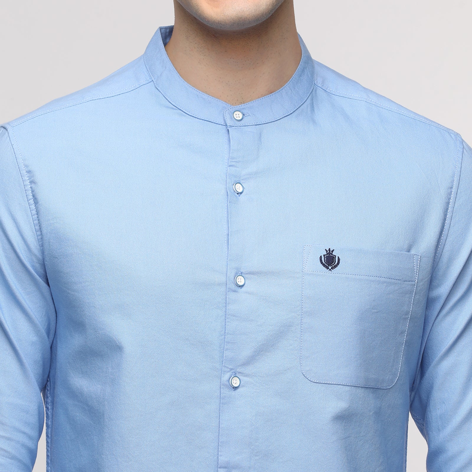 Men's Logo Print Slim Fit Shirt