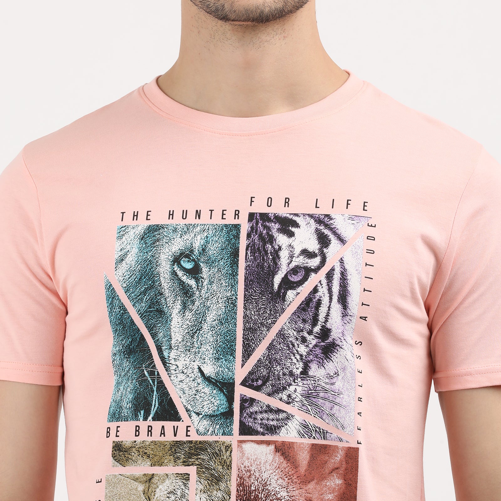 Impatiens Pink Men's Hunter for Life Animal Graphic Tee