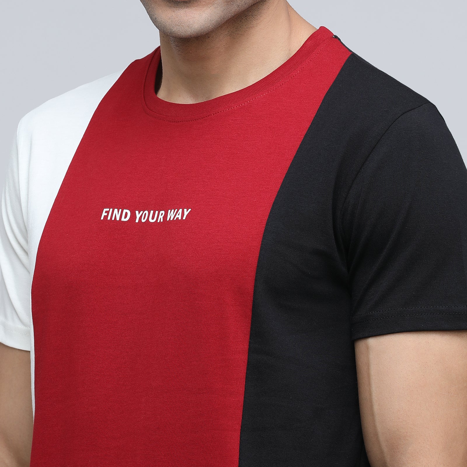 Indo Cotton Men's Crew Neck T-Shirt