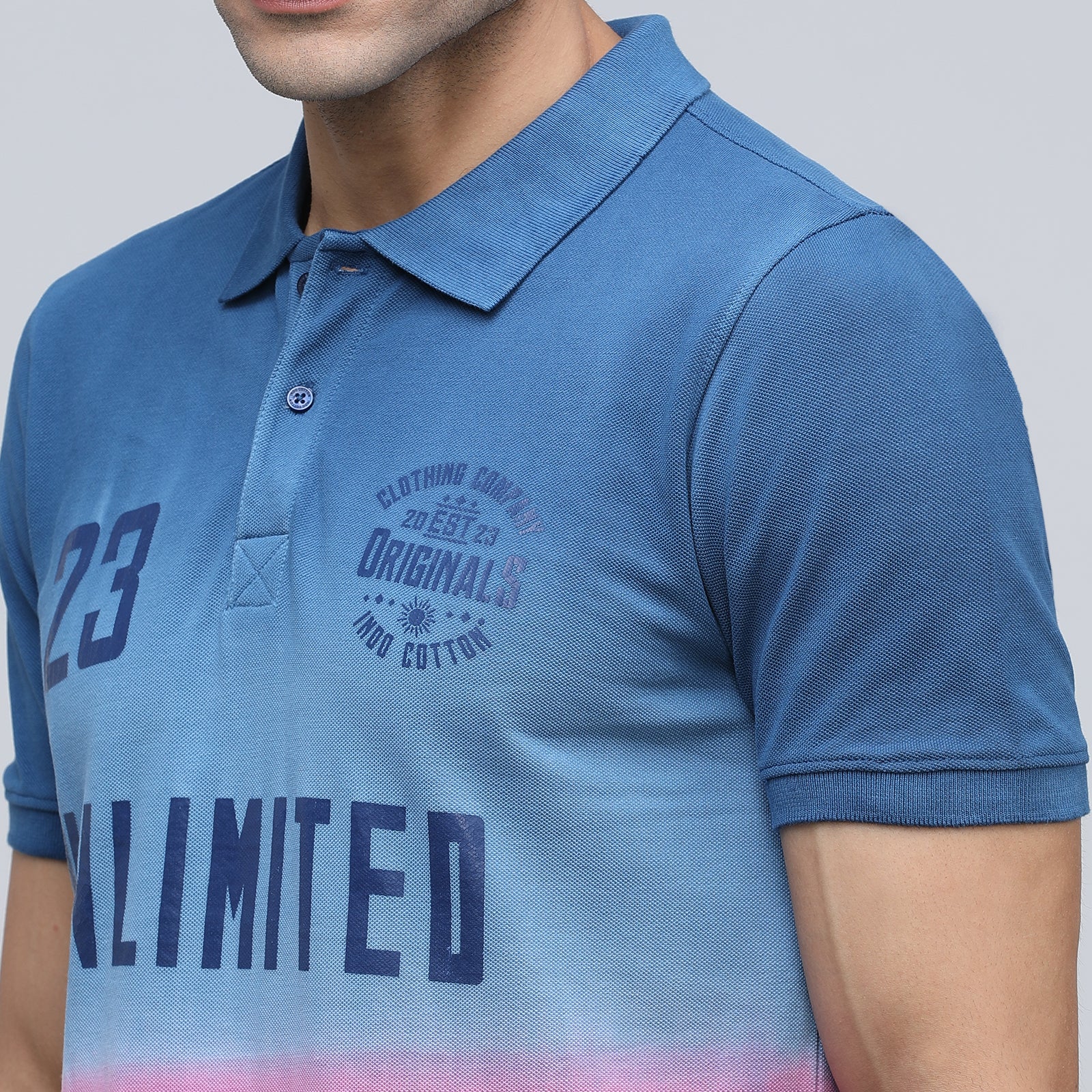 Indo Cotton Men's Polo T- Shirt