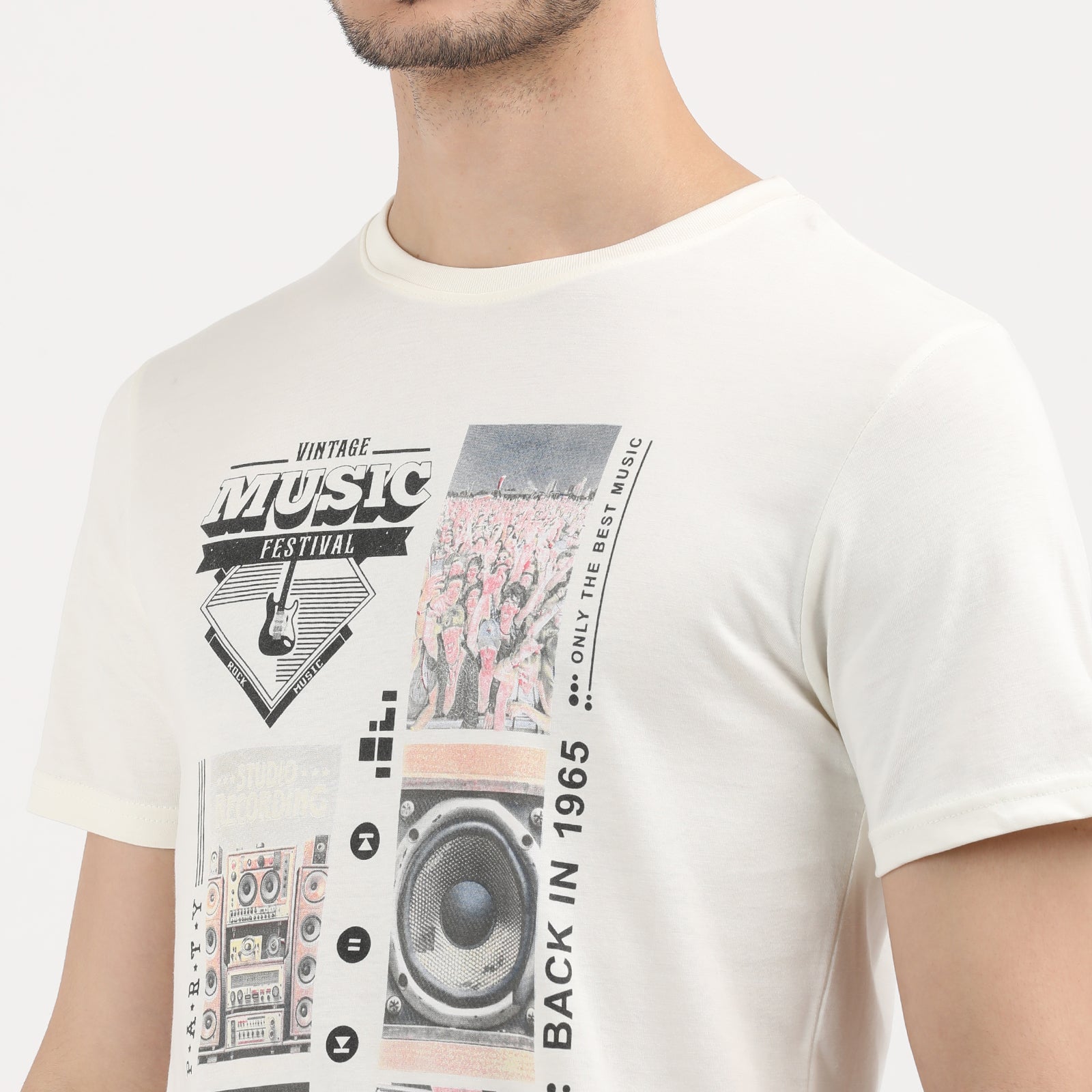 Vanilla Ice Men's Vintage Music Festival Graphic Tee