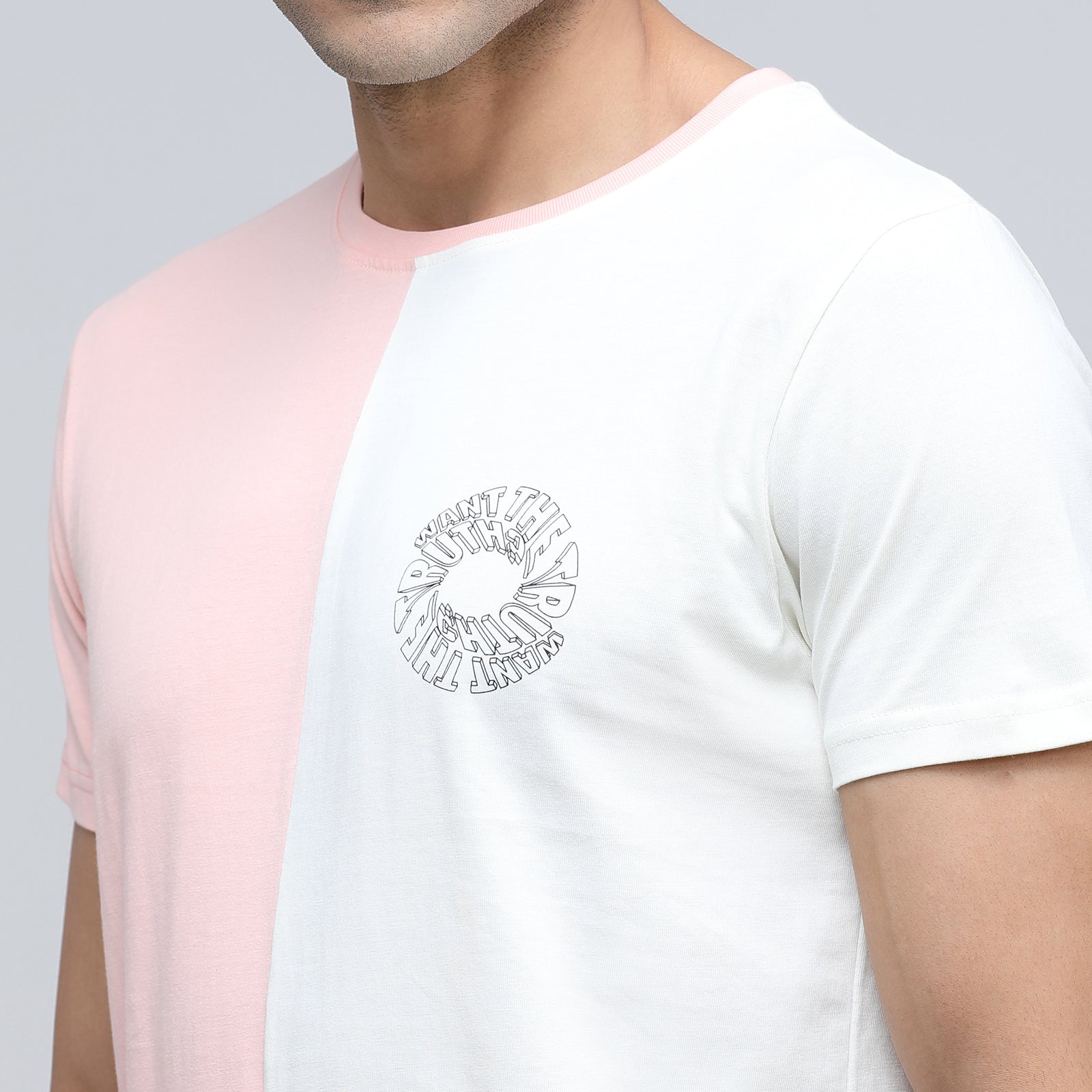 Indo Cotton Men's Crew Neck T-Shirt