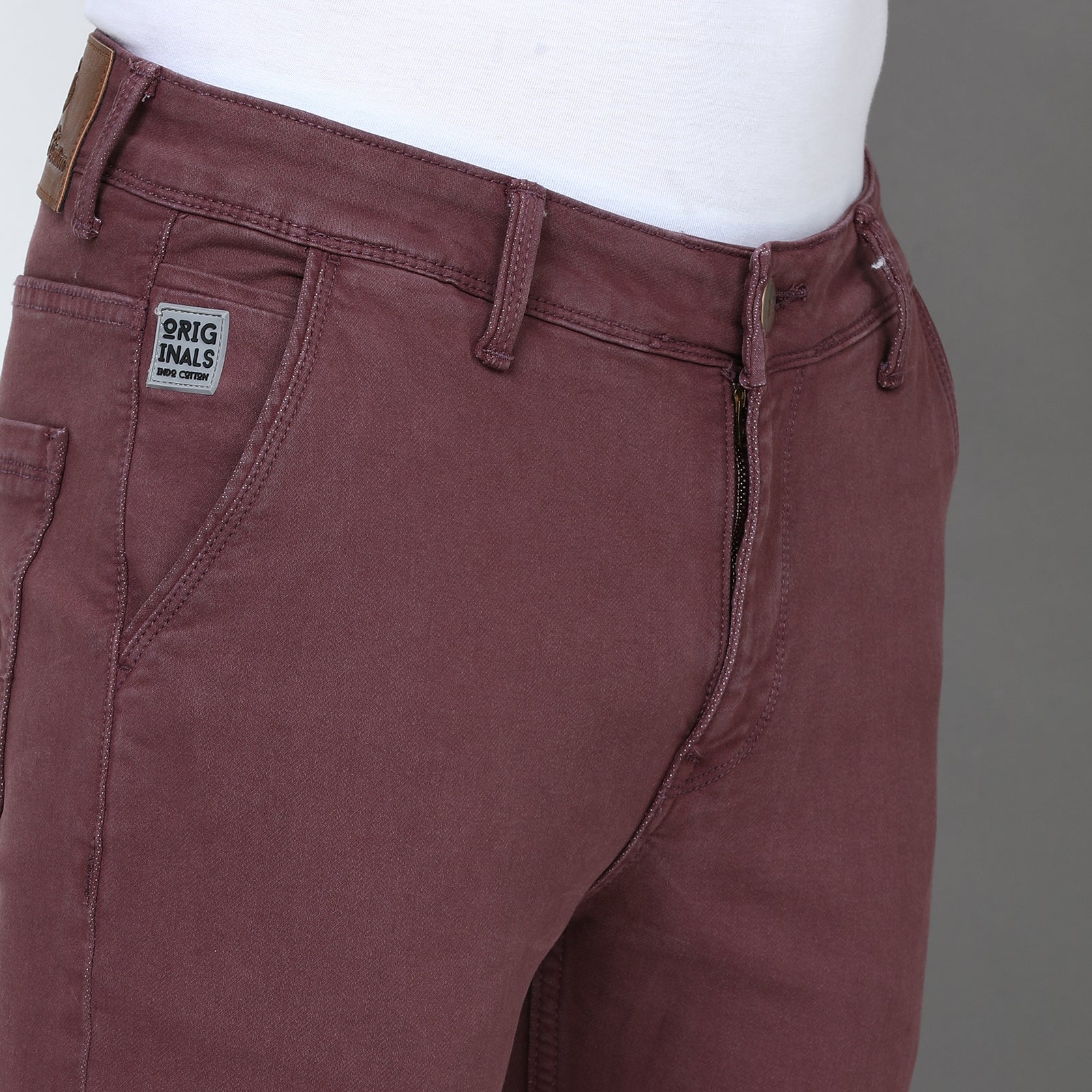 RFD Denim Purple Midrise Slim Fit Jeans