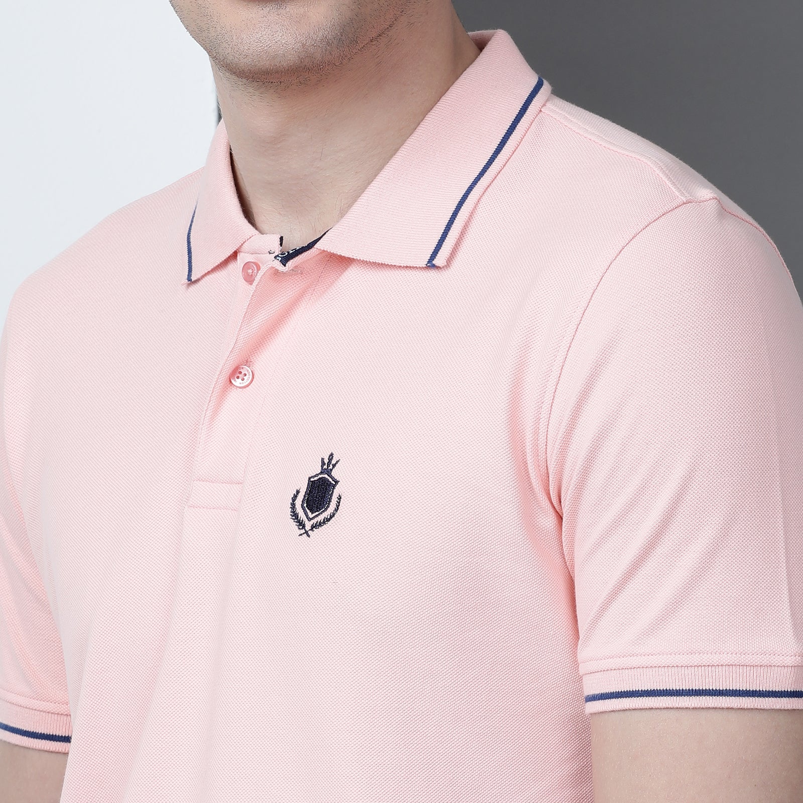 Solid Men Slim Fit Polo T-Shirt