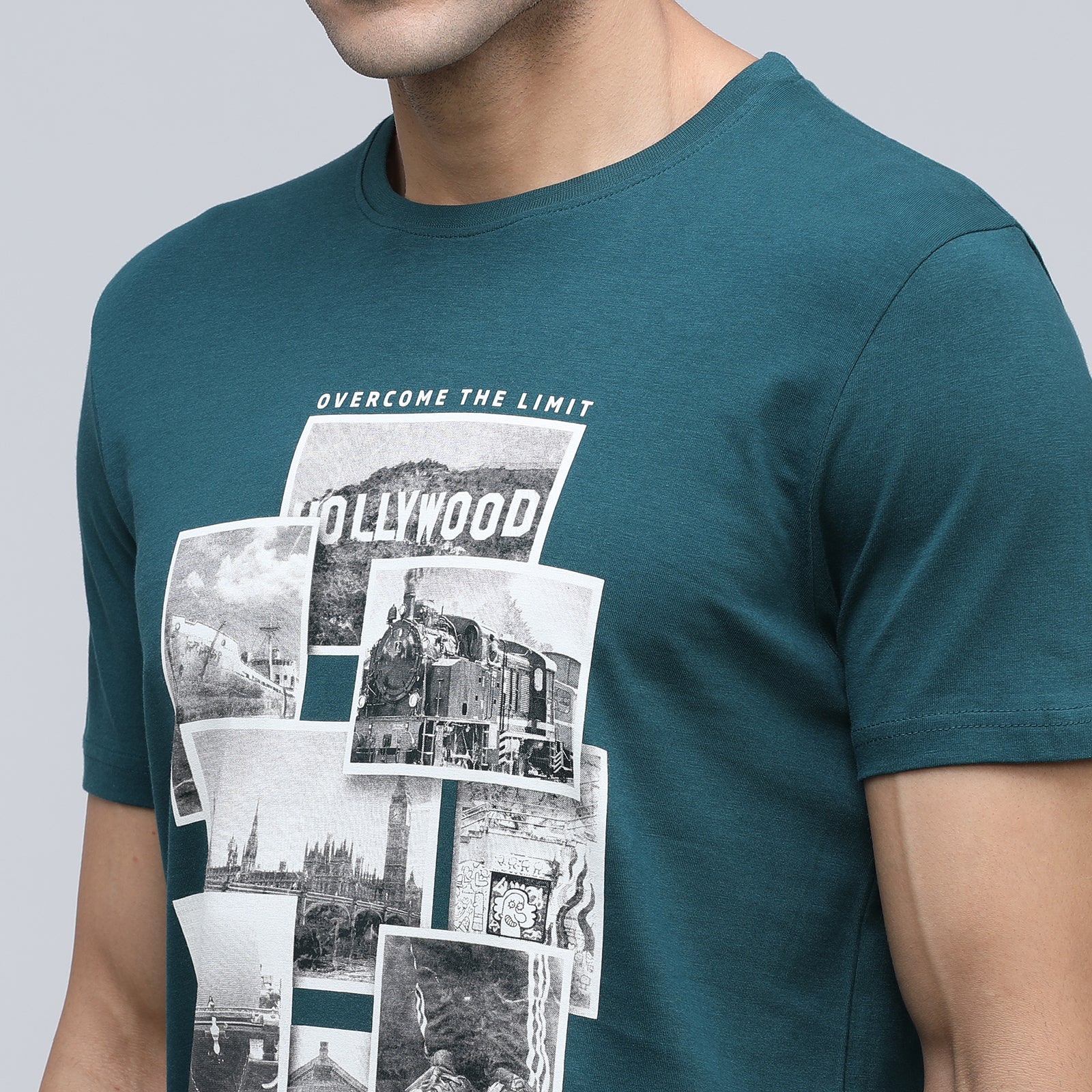 Indo Cotton Men's Crew Neck T-Shirt