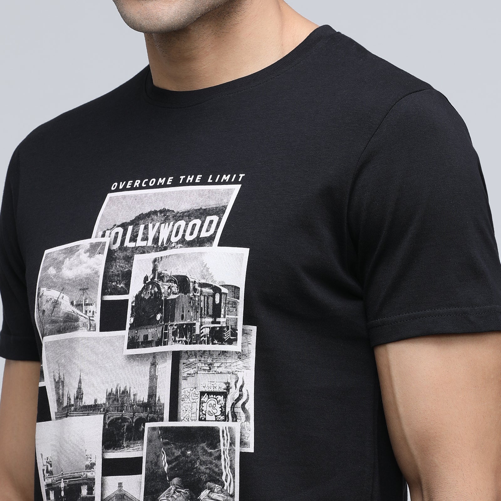 Indo Cotton Men's Crew Neck T-Shirt