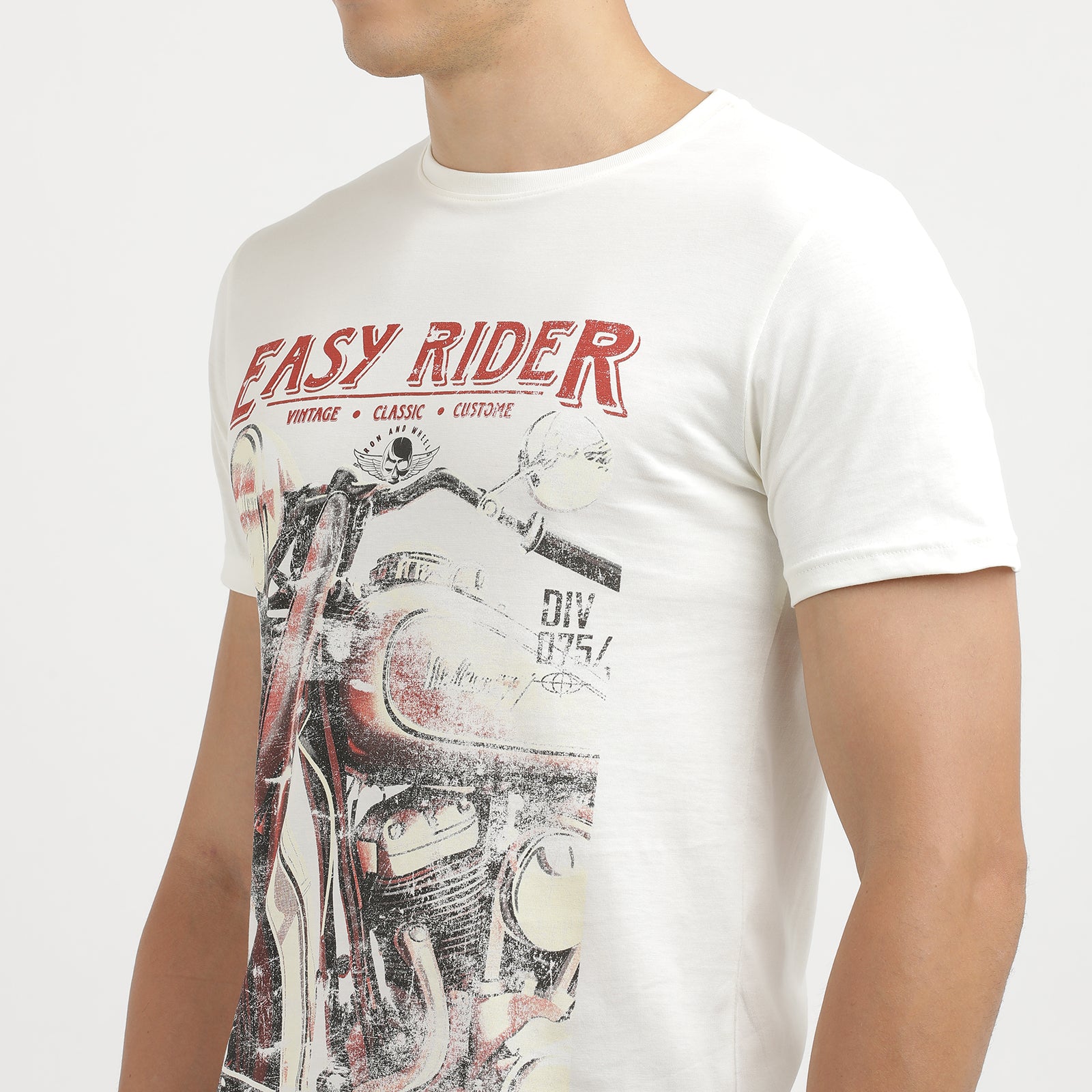 Men's Vanilla Ice Easy Rider Vintage Classic Crew Neck Printed T-Shirt