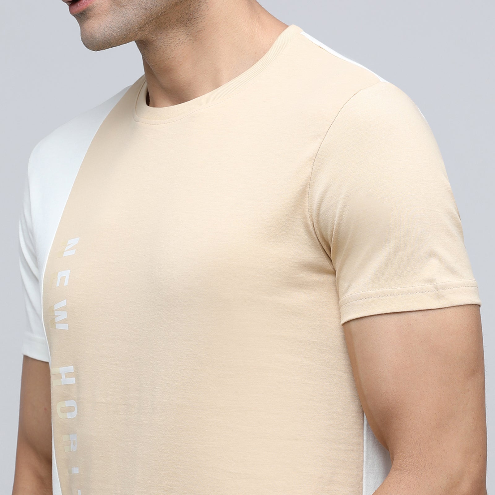 Indo Cotton Men's Crew Neck T- Shirt