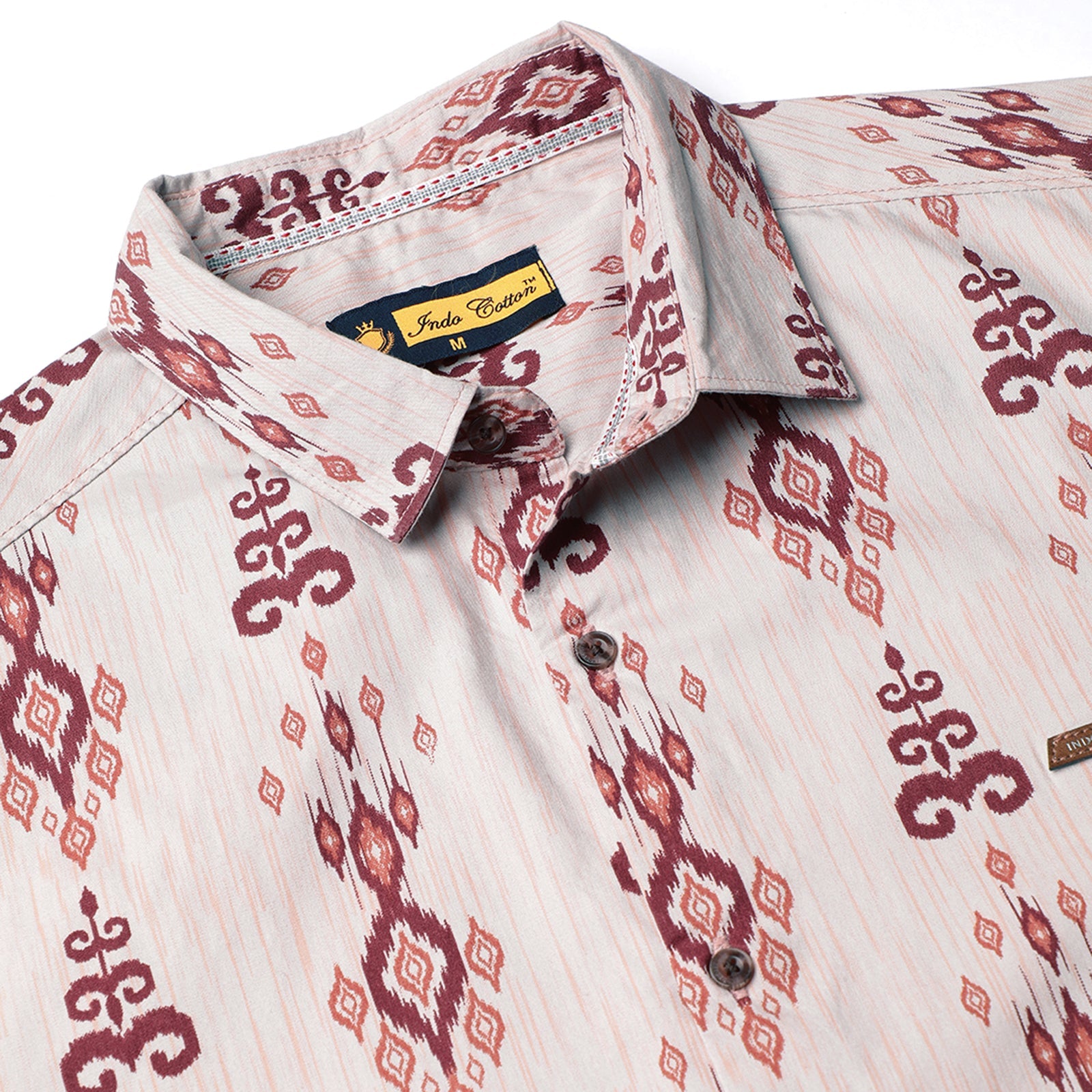 Cameo Rose Printed Half Sleeve Shirt