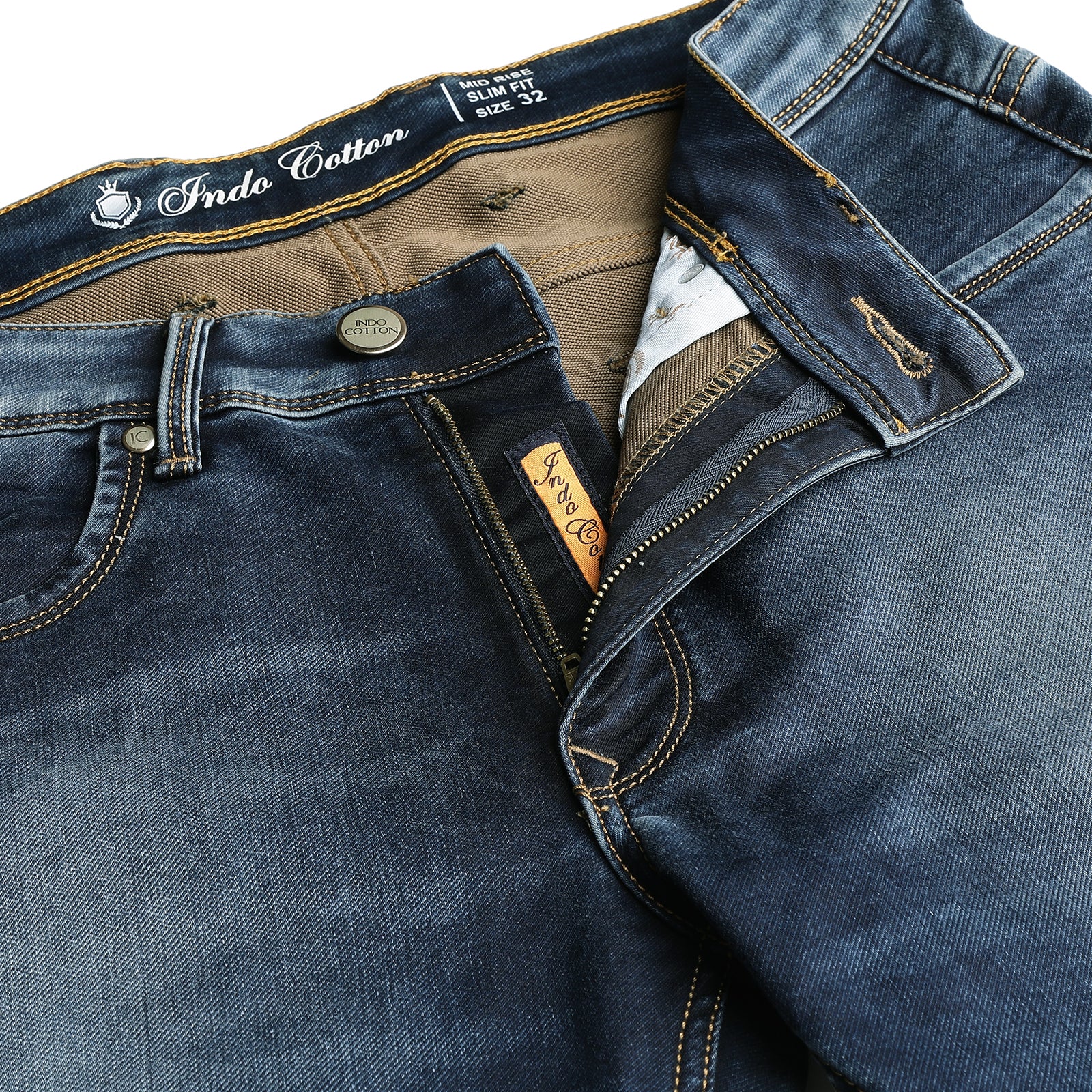 Men's Slim Fit Distressed Denim Jeans