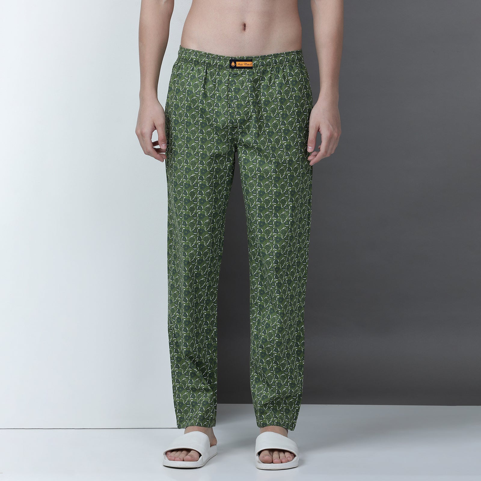 Green Printed Lounge Wear Set