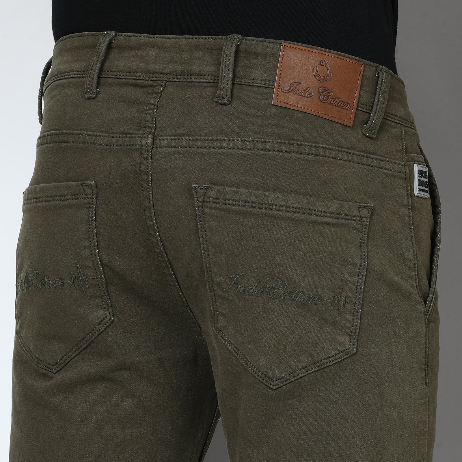 RFD Denim Olive Midrise Slim Fit Jeans