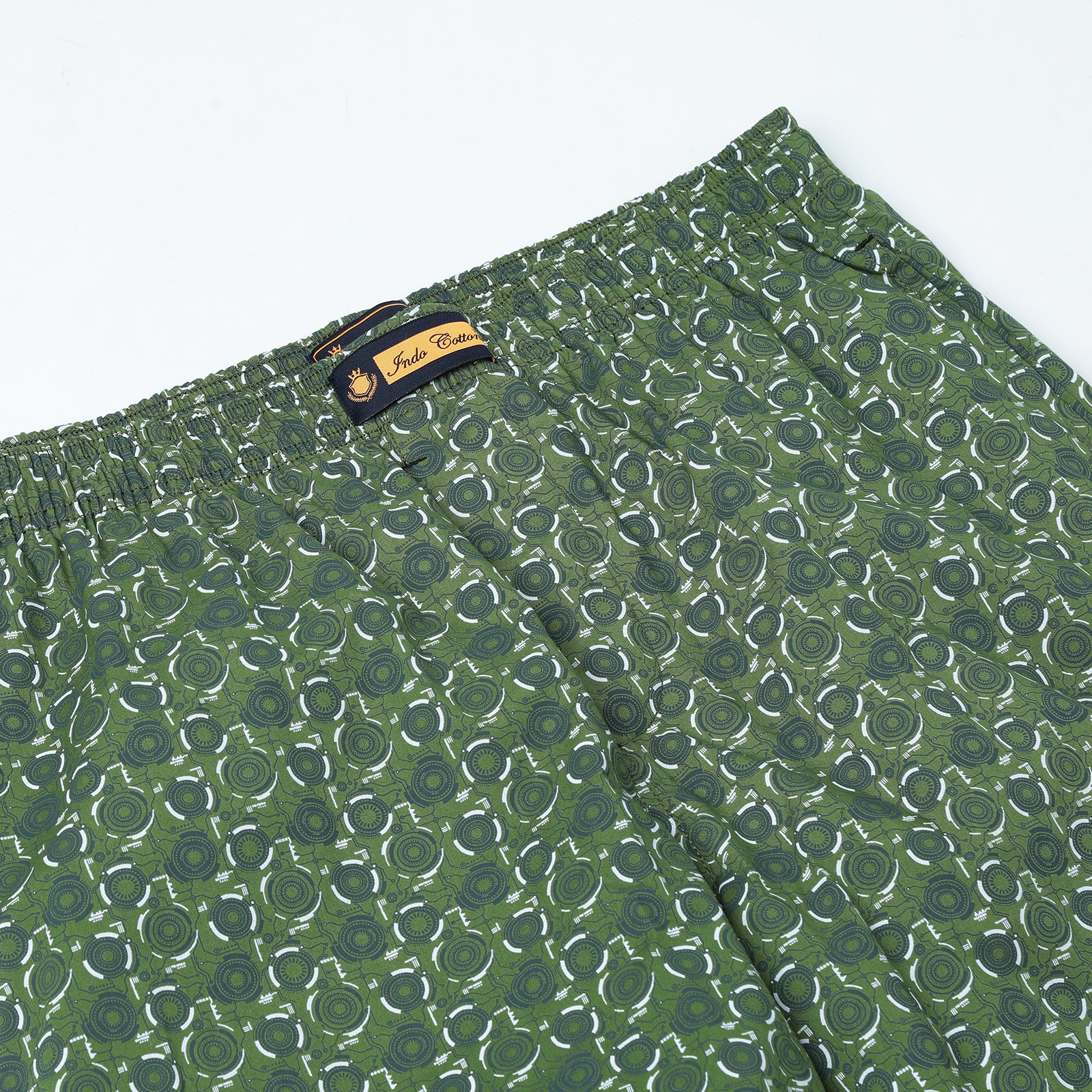 Green Printed Lounge Pant