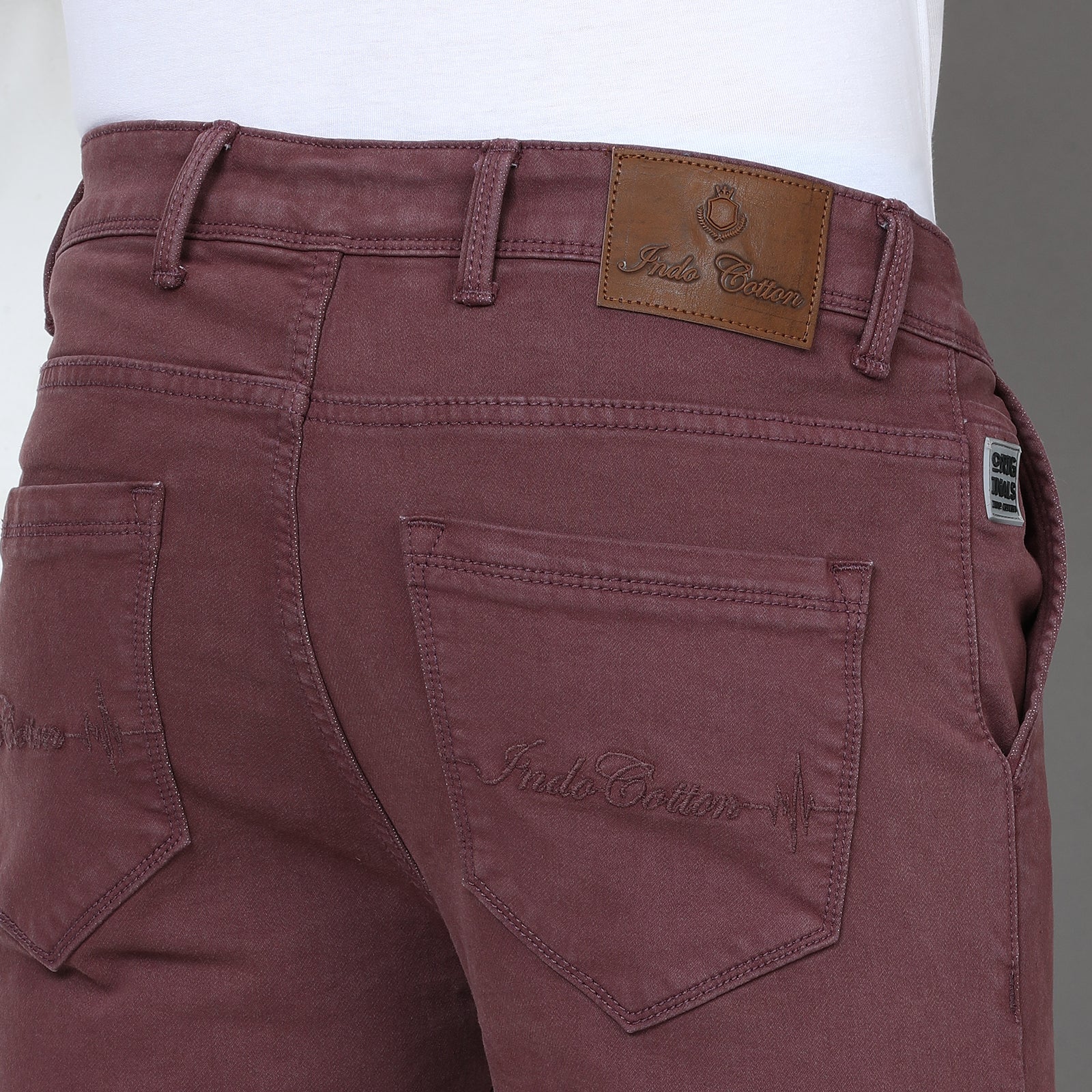 RFD Denim Purple Midrise Slim Fit Jeans