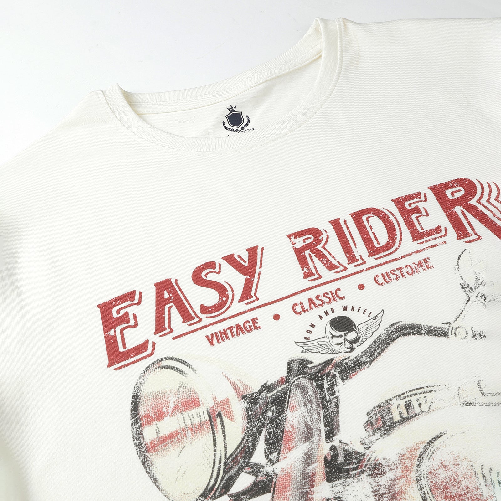 Men's Vanilla Ice Easy Rider Vintage Classic Crew Neck Printed T-Shirt