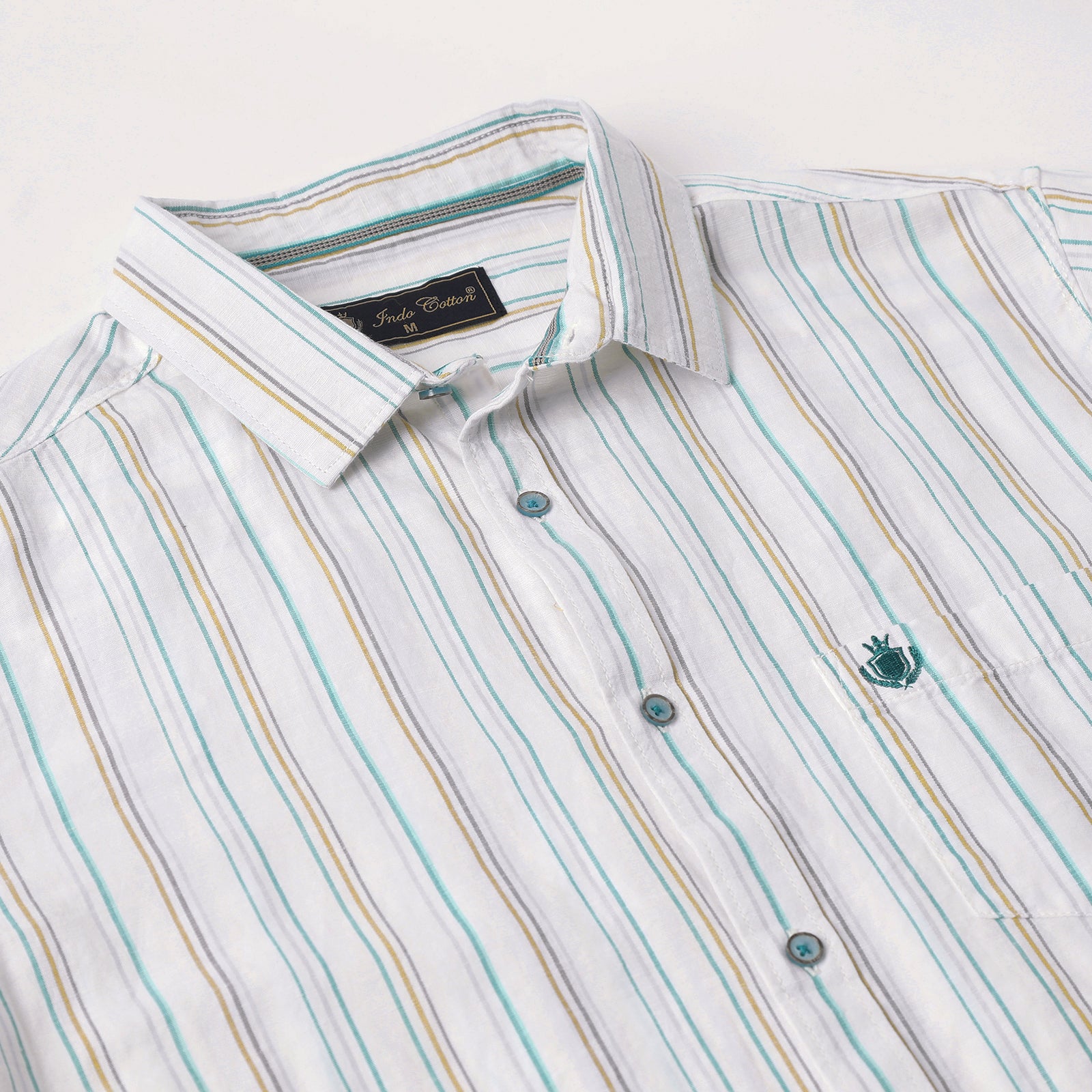 White Striped Full Sleeve Shirt